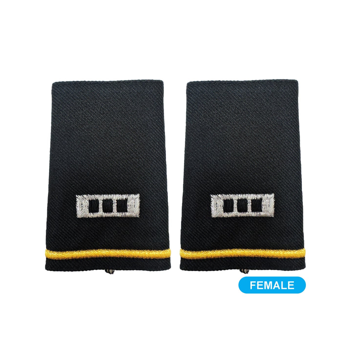 U.S. Army W3 Chief Warrant Officer 3 Shoulder Marks - Female (Small) - Sta-Brite Insignia Inc.