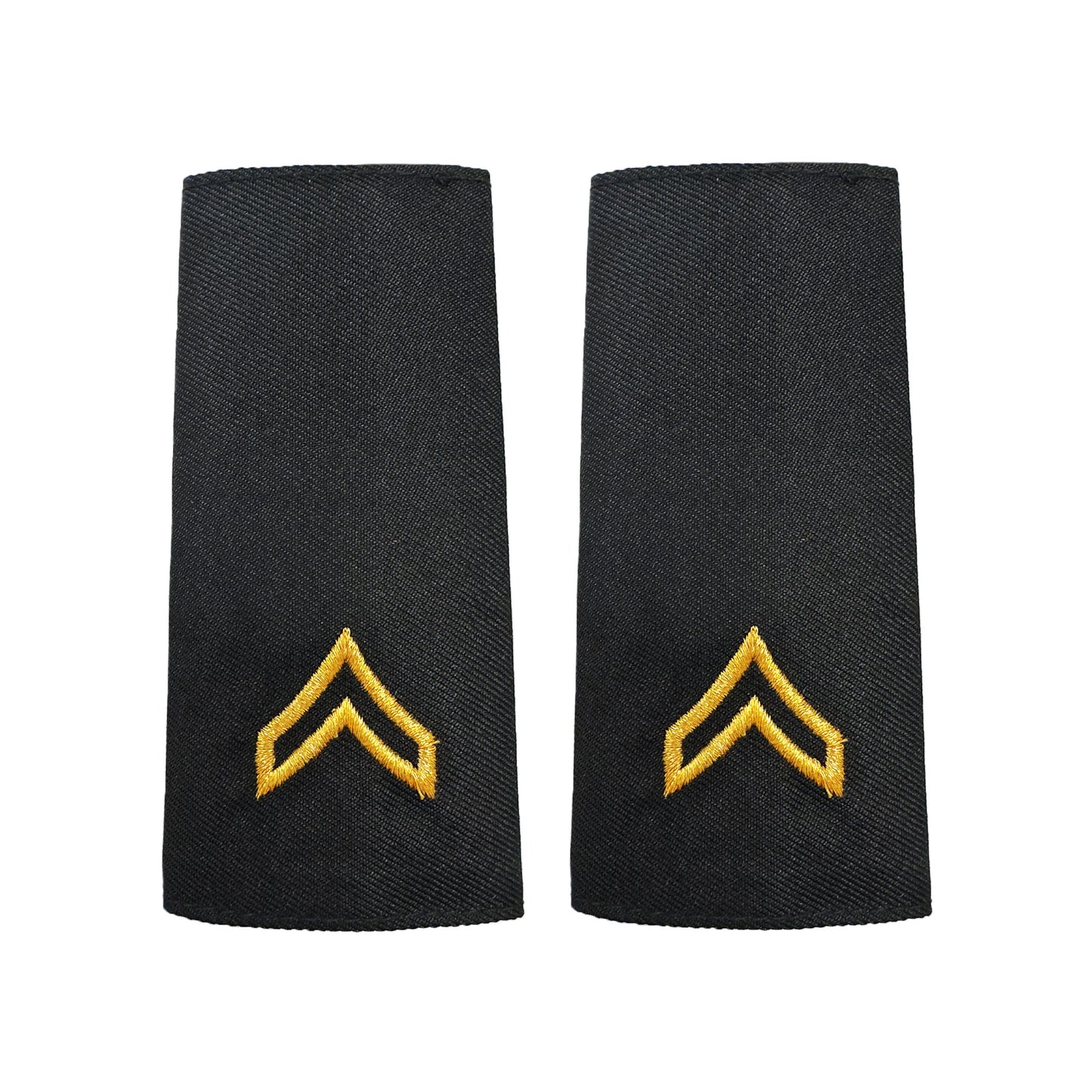 U.S. Army E4 Corporal Shoulder Marks - Male (Large) - Sta-Brite Insignia Inc.