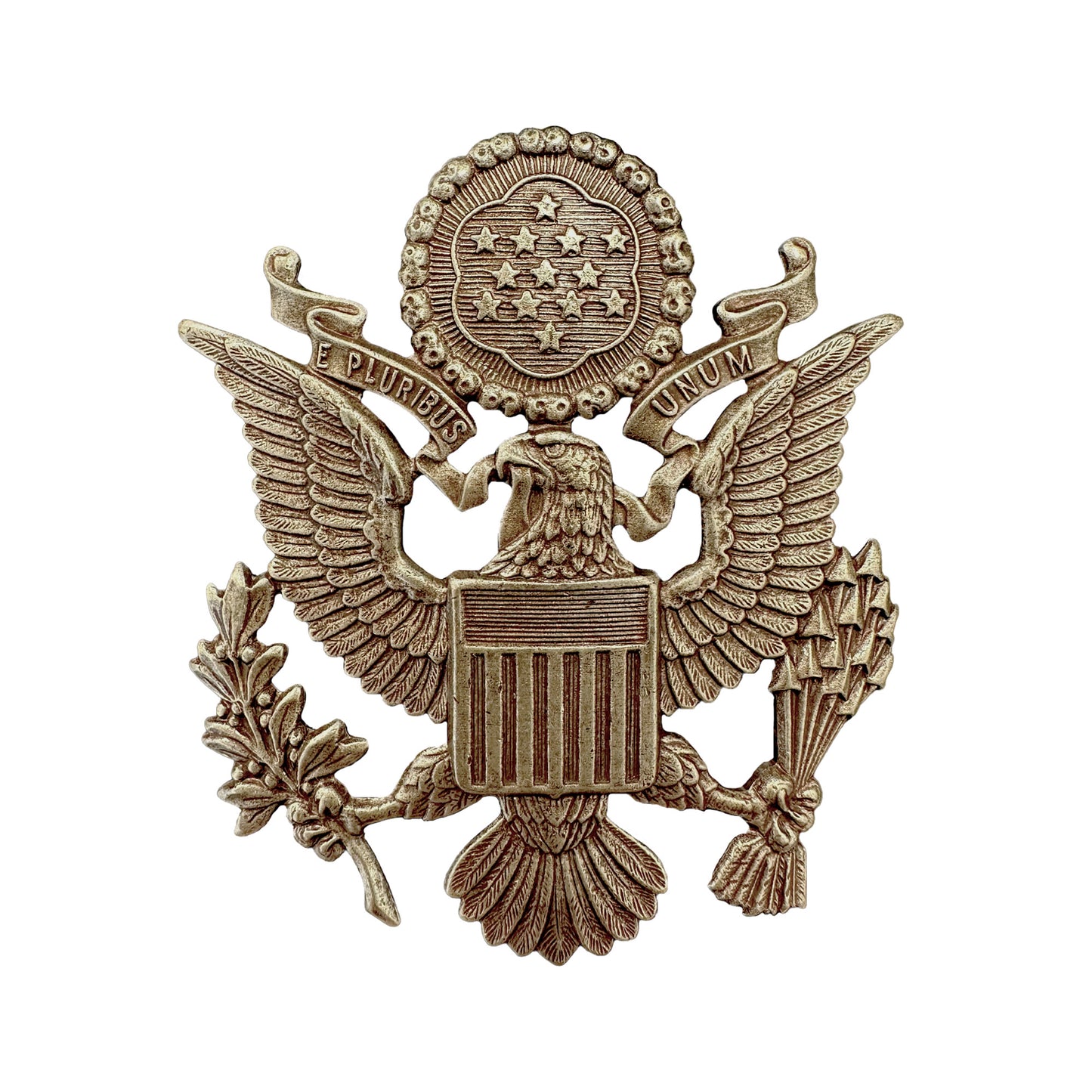 U.S. Army AGSU STA-BRITE® Officer Cap Device (each) - Sta-Brite Insignia Inc.