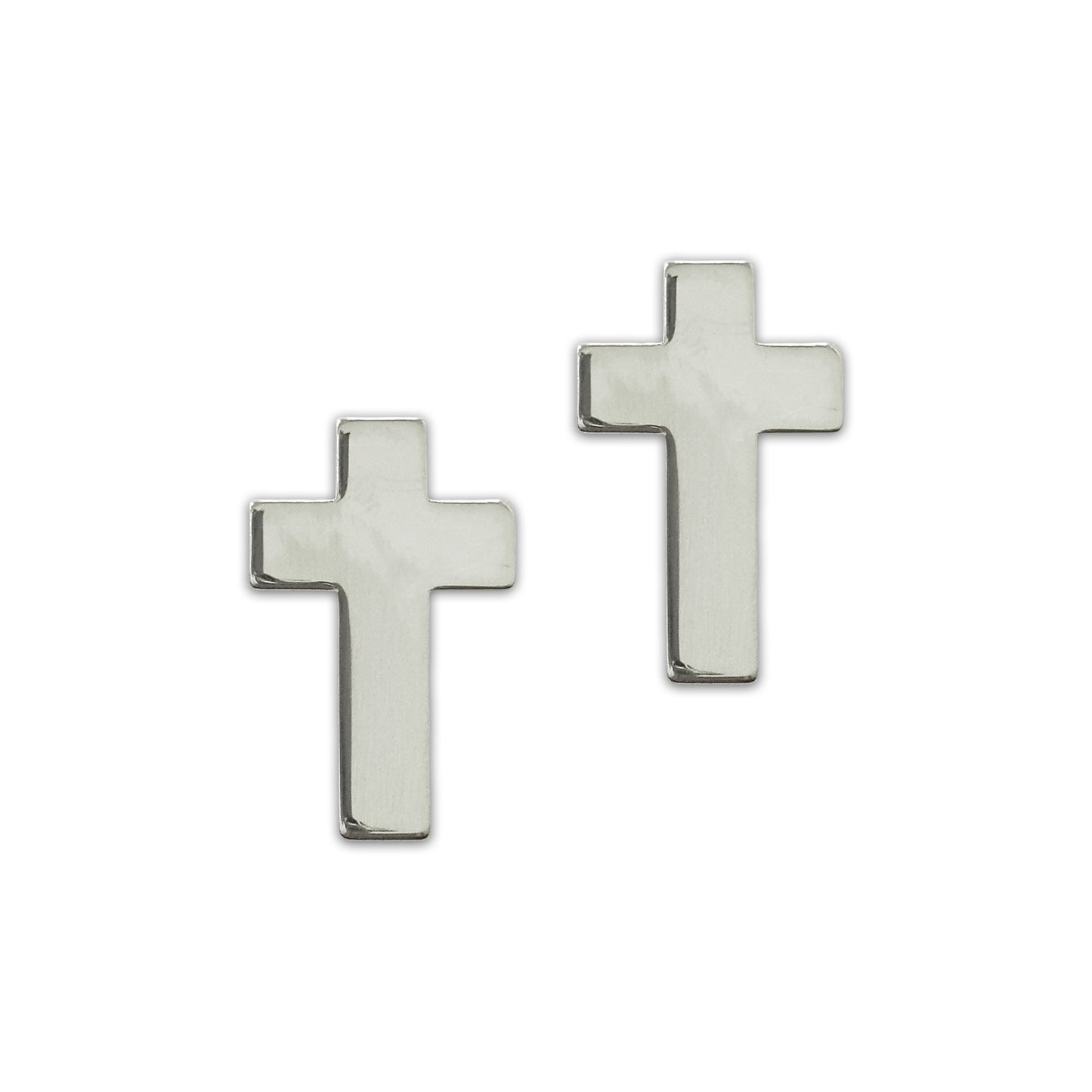 US Army Chaplain Christian Officer Branch Silver STA-BRITE® Pin-on (pair) - Sta-Brite Insignia Inc.
