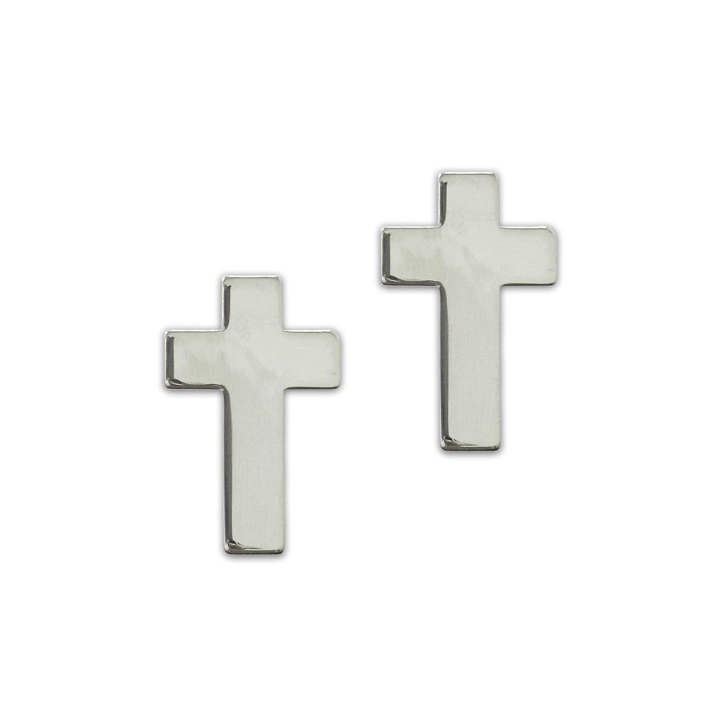 US Army Chaplain Christian Officer Branch Silver STA-BRITE® Pin-on (pair) - Sta-Brite Insignia Inc.