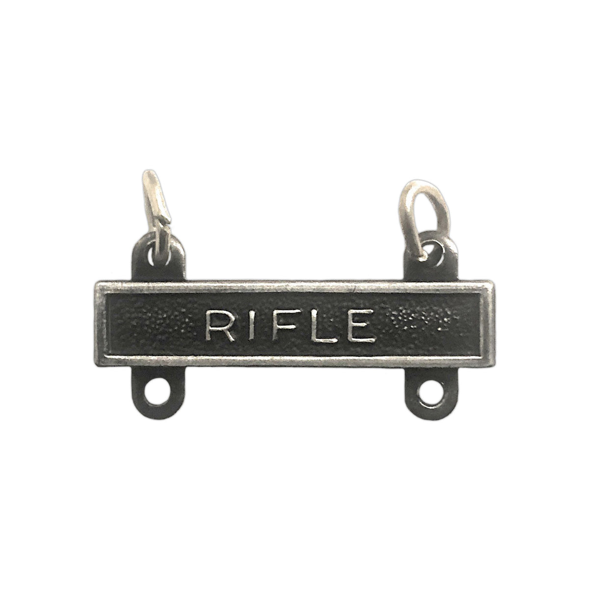 U.S. Army "Rifle" STA-BRITE® Qualification Bar Silver-OX