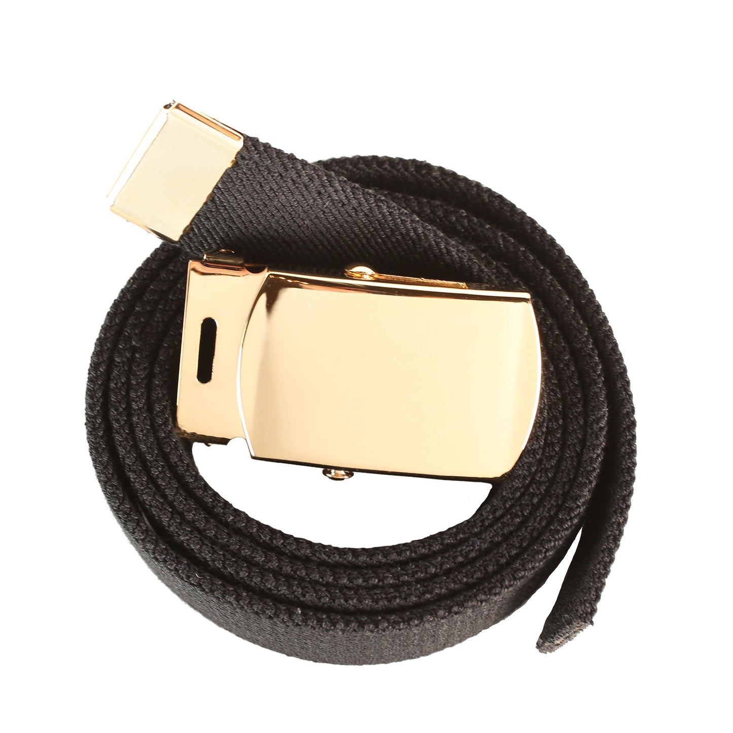 U.S. Army Elastic Belt with STA-BRITE® Gold Buckle and Tip Female - Sta-Brite Insignia Inc.