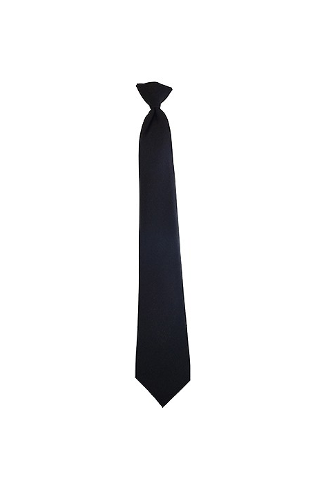 22" Ready clip on black tie - Sta-Brite Insignia Inc.