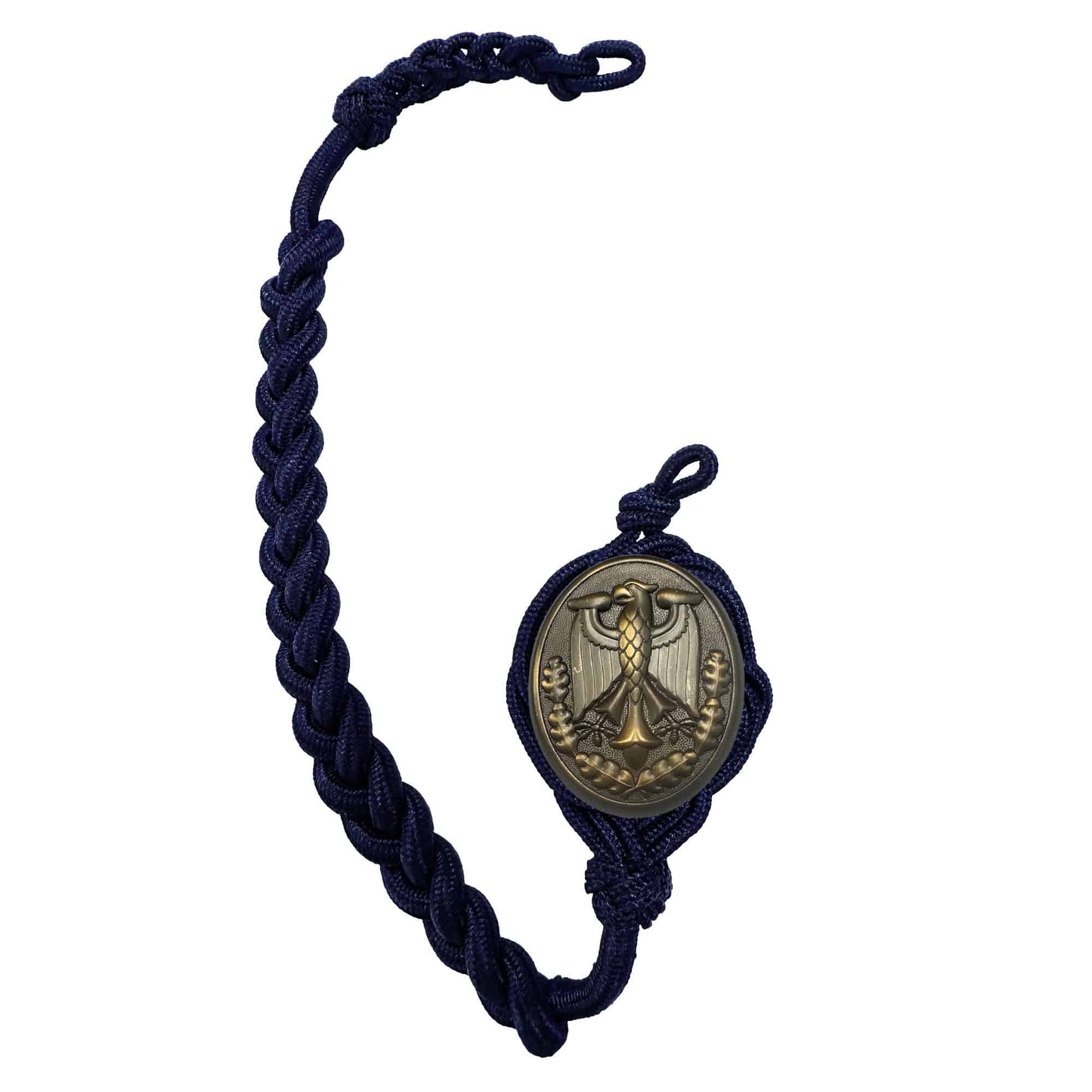 German Schutzenschnur Marksmanship Navy blue Cord with Bronze Badge - Sta-Brite Insignia Inc.