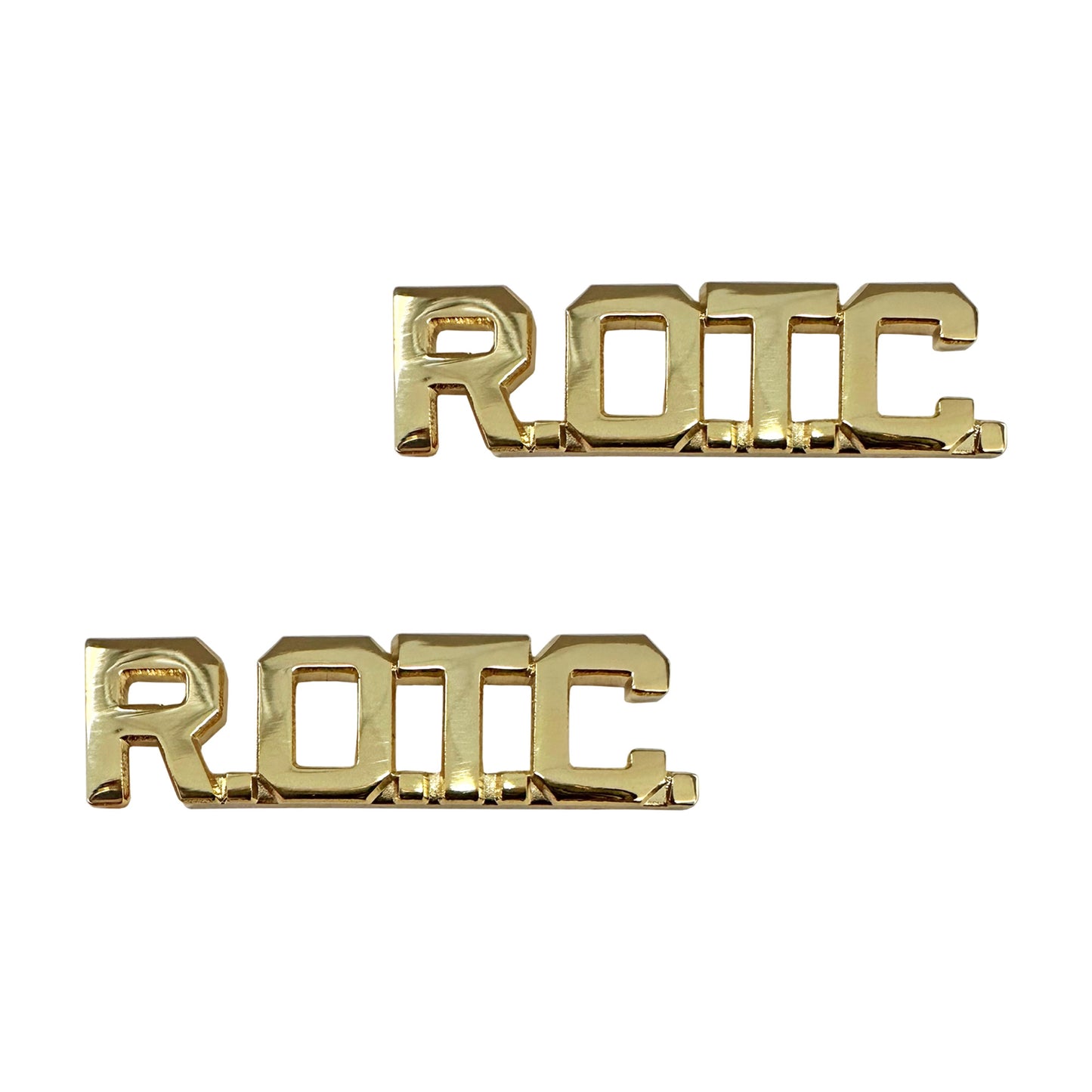 U.S. Army R.O.T.C. Gold Letters (pair) - Sta-Brite Insignia Inc.