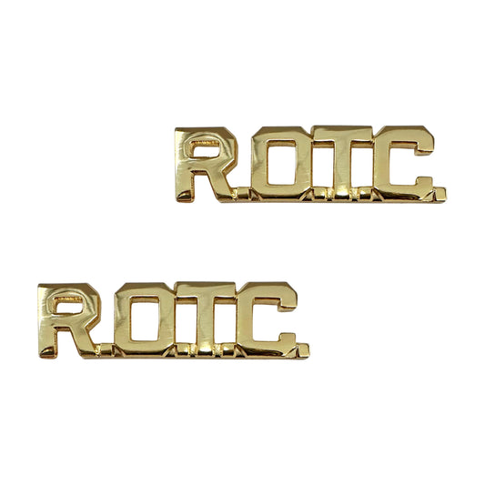 U.S. Army R.O.T.C. Gold Letters (pair) - Sta-Brite Insignia Inc.