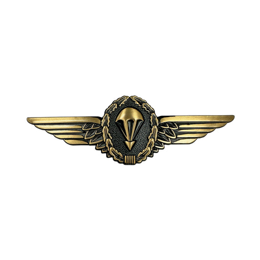 German Antique Bronze Small Jump Wing (ea) - Sta-Brite Insignia Inc.