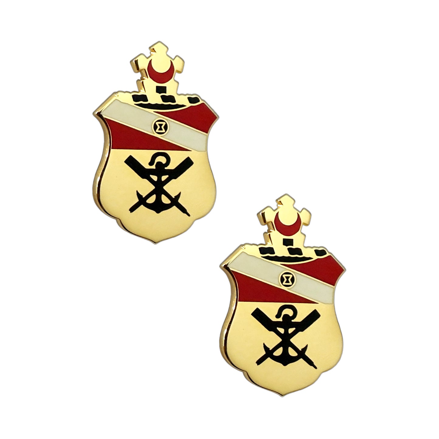 21st Engineer Batt Crest (NO MOTTO) (pair)