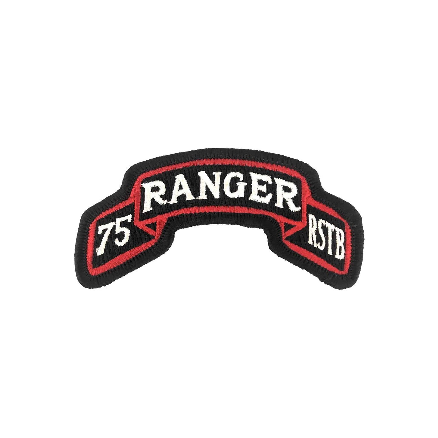 U.S. Army 75th Ranger (RSTB) Color Scroll with Hook Fastener (each) - Sta-Brite Insignia Inc.