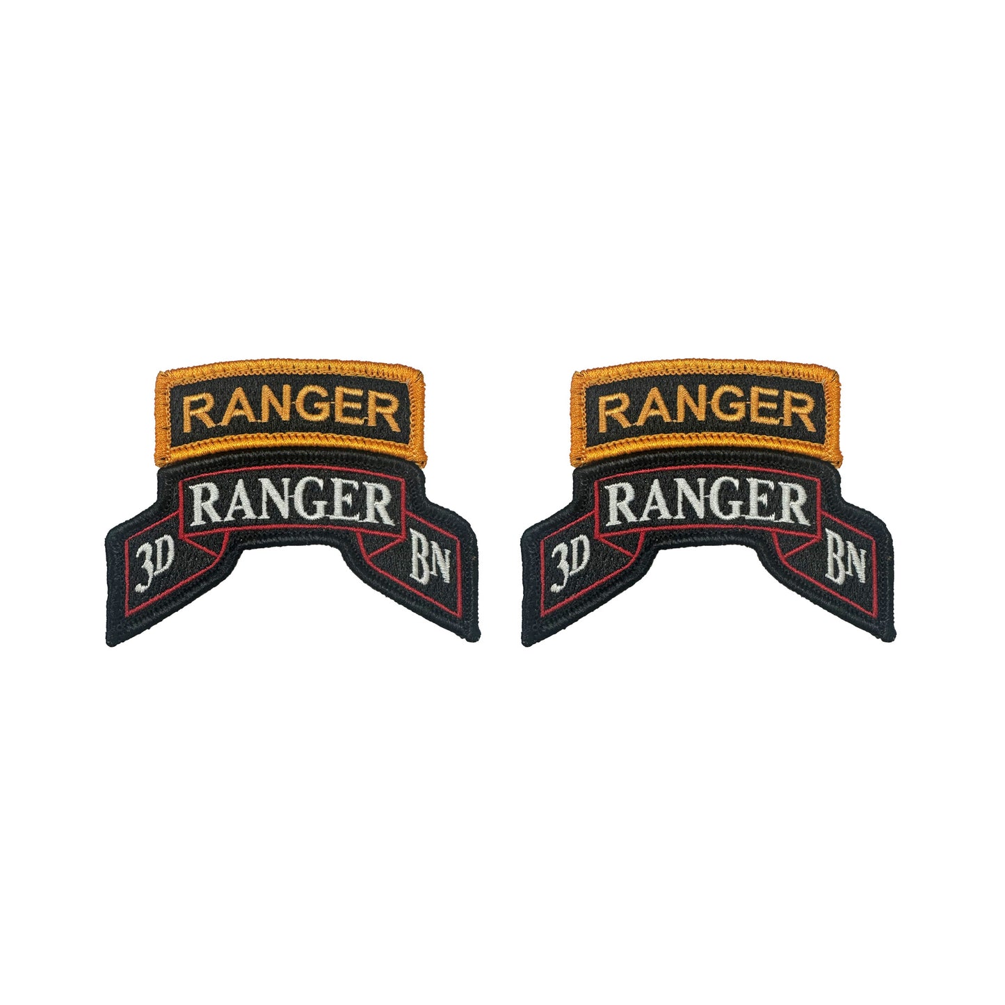 U.S. Army 75th Ranger Regiment 3rd Battalion OCP Scroll and Ranger Tab with Hook Fastener (pair) - Sta-Brite Insignia Inc.