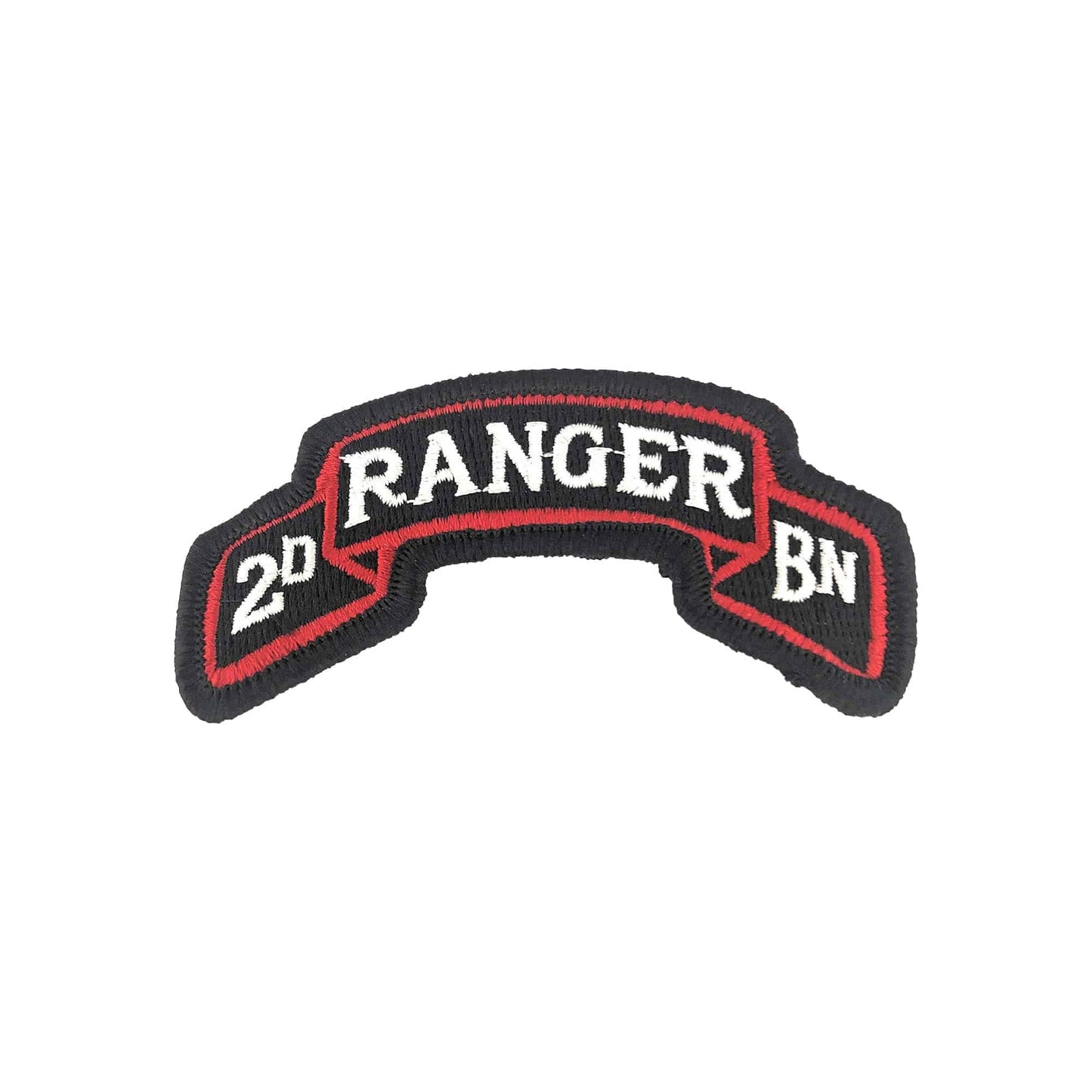 U.S. Army 75th Ranger Regiment 2nd Battalion Color Scroll with Hook Fastener (each) - Sta-Brite Insignia Inc.