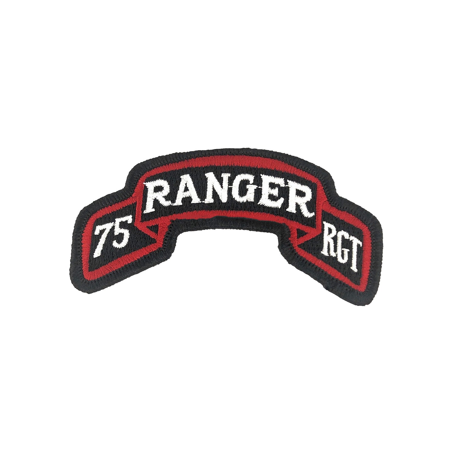 U.S. Army 75th Ranger Regiment Color Scroll with Hook Fastener (each) - Sta-Brite Insignia Inc.