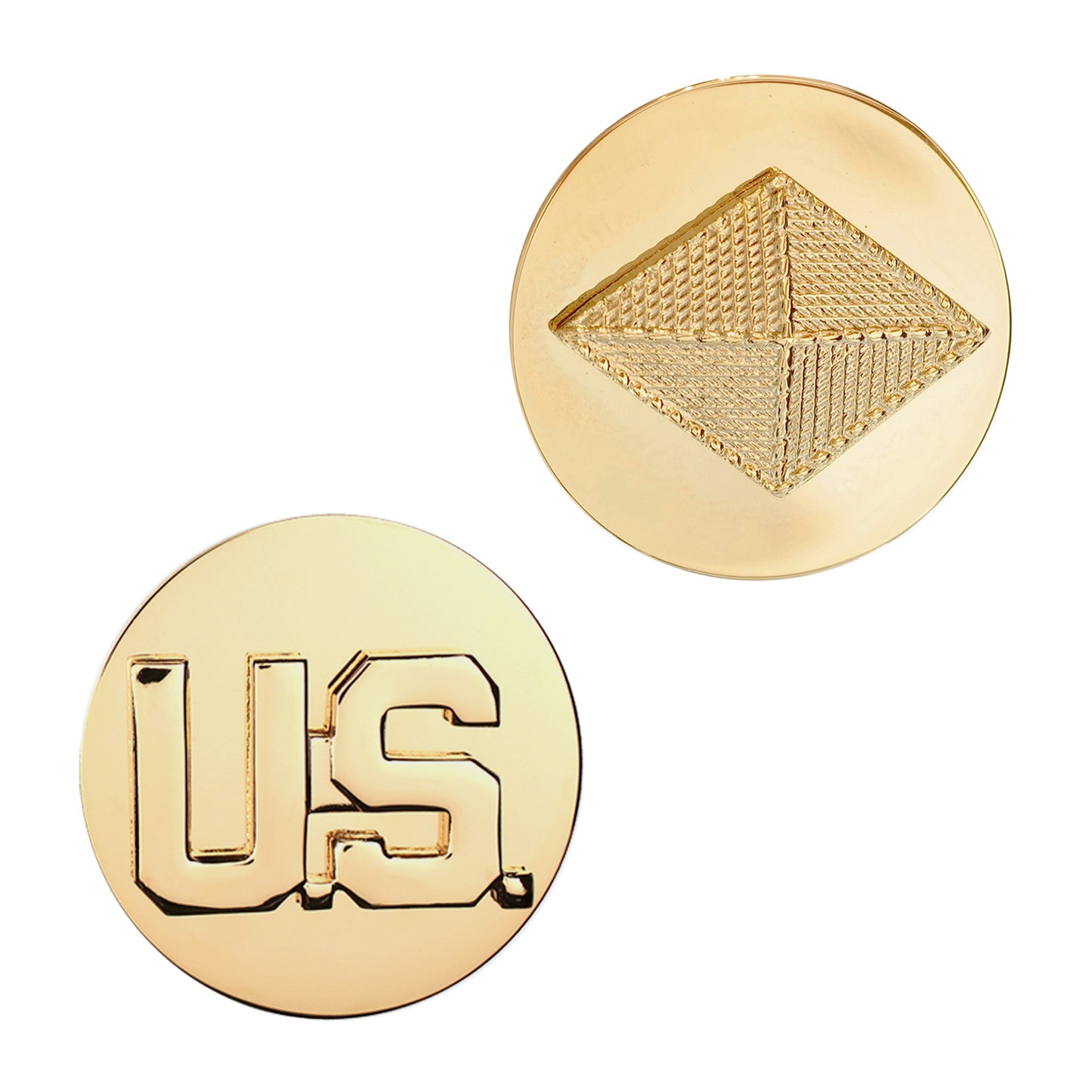 U.S. Army Enlisted Finance & U.S. STA-BRITE® Pin-on (pair)