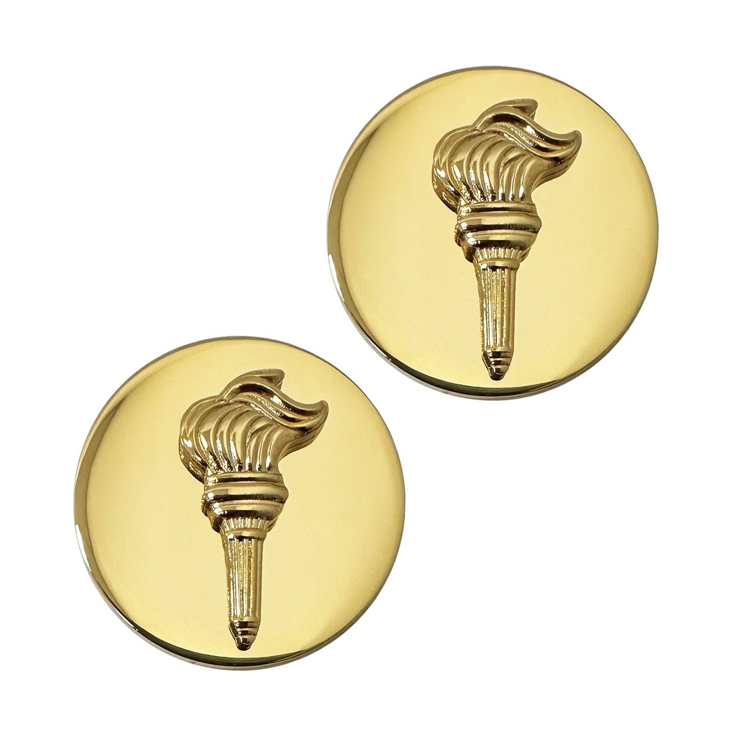 JROTC/ROTC Torch on Disc STA-BRITE® (pair) - Sta-Brite Insignia Inc.