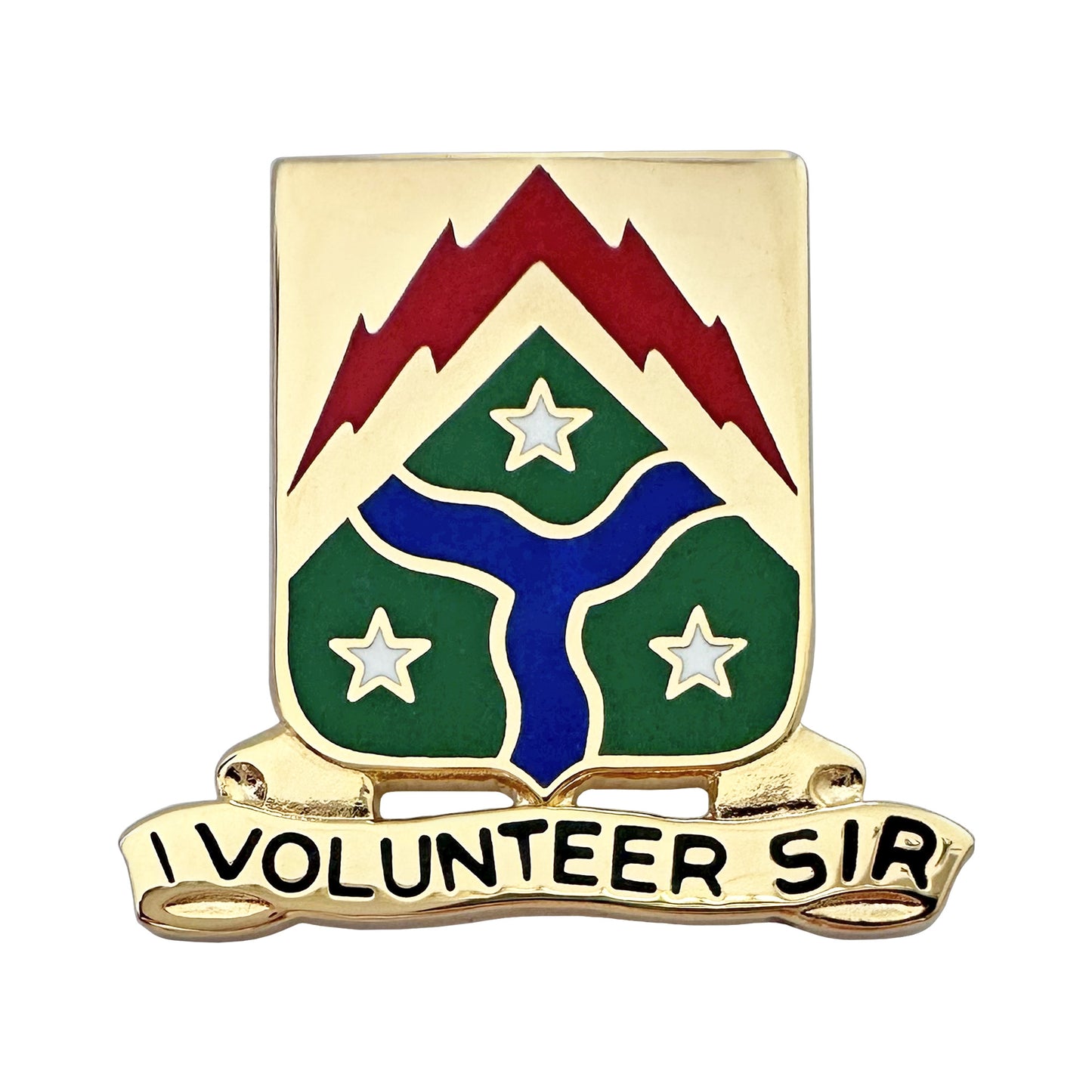 U.S. Army 278th Armored Cavalry Regiment "I Volunteer Sir" Crest - Sta-Brite Insignia Inc.