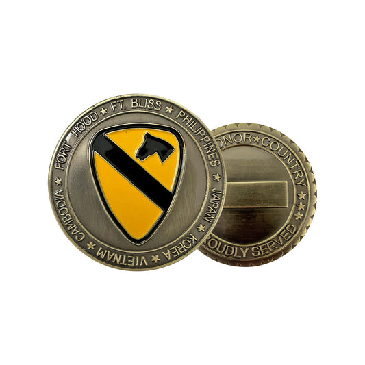 U.S. Army 1st Cavalry Division Challenge Coin - Sta-Brite Insignia Inc.