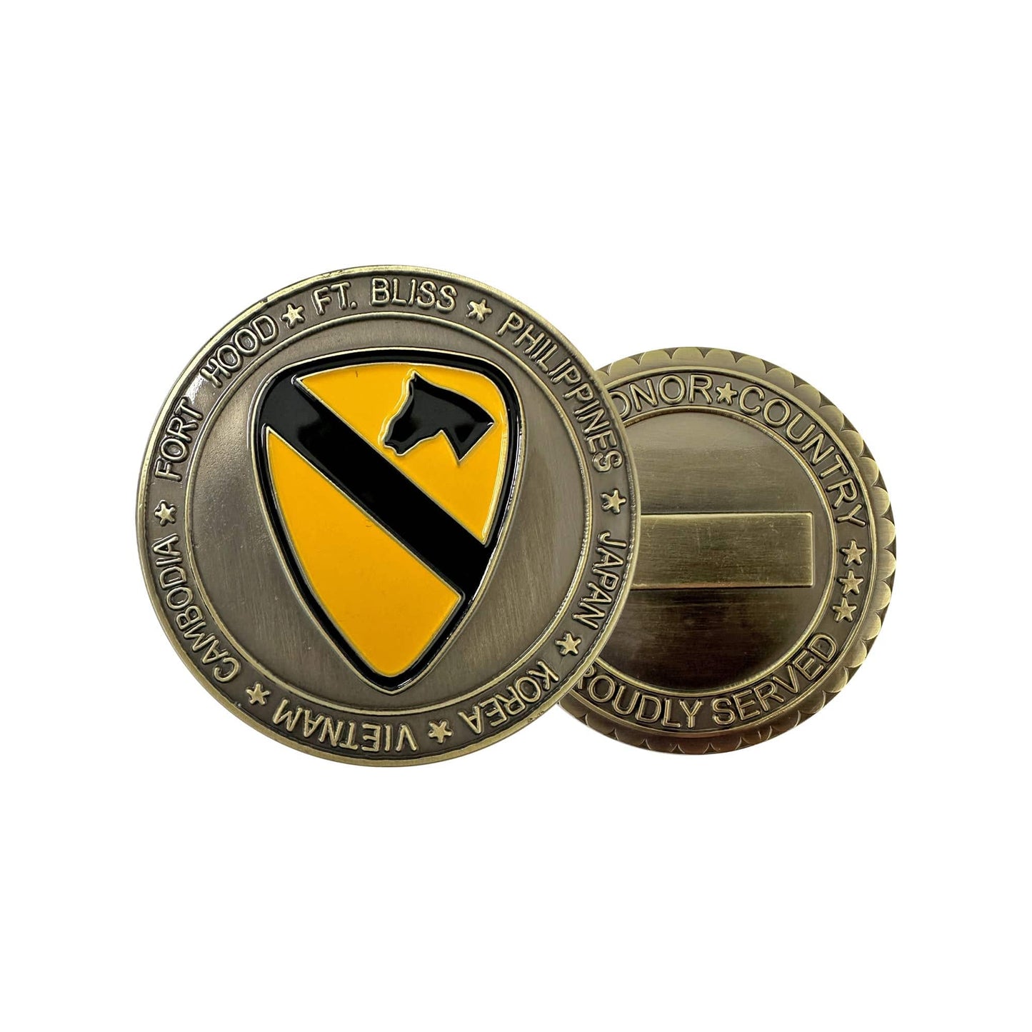 U.S. Army 1st Cavalry Division Challenge Coin - Sta-Brite Insignia Inc.
