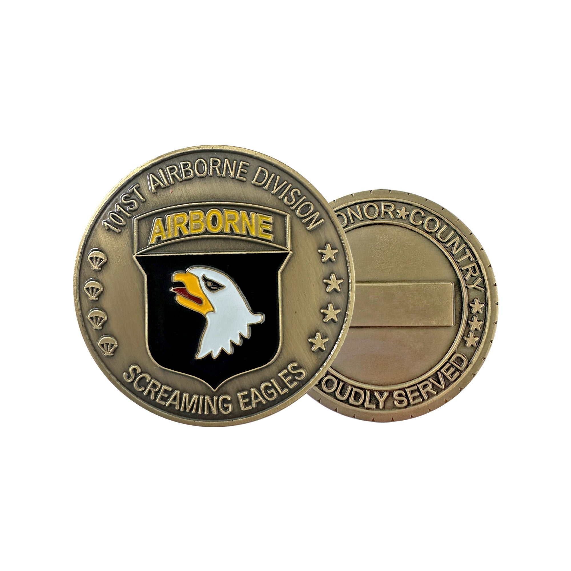 CHALLENGE COIN 101st AIRBORNE DIVISION O.I.F. IRAQ 2003 CHALLENGE COIN 101st AIRBORNE DIVISION O.I.F. IRAQ 2003
