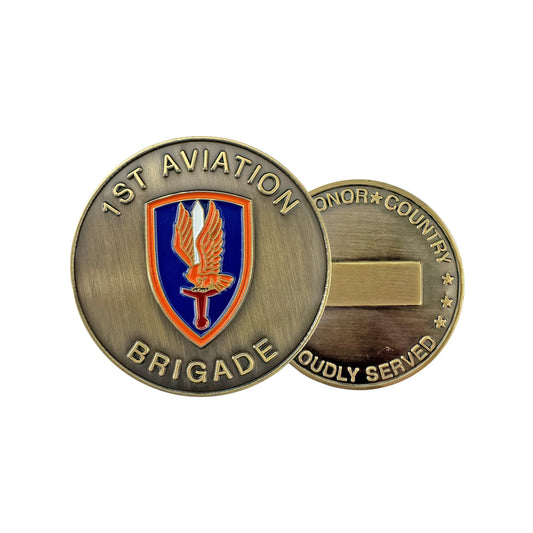 U.S. Army 1st Aviation Brigade Challenge Coin - Sta-Brite Insignia Inc.