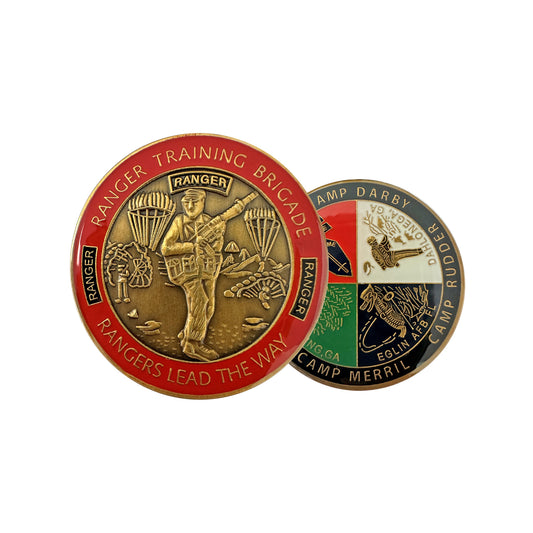 U.S. Army Ranger Training Brigade Challenge Coin - Sta-Brite Insignia Inc.