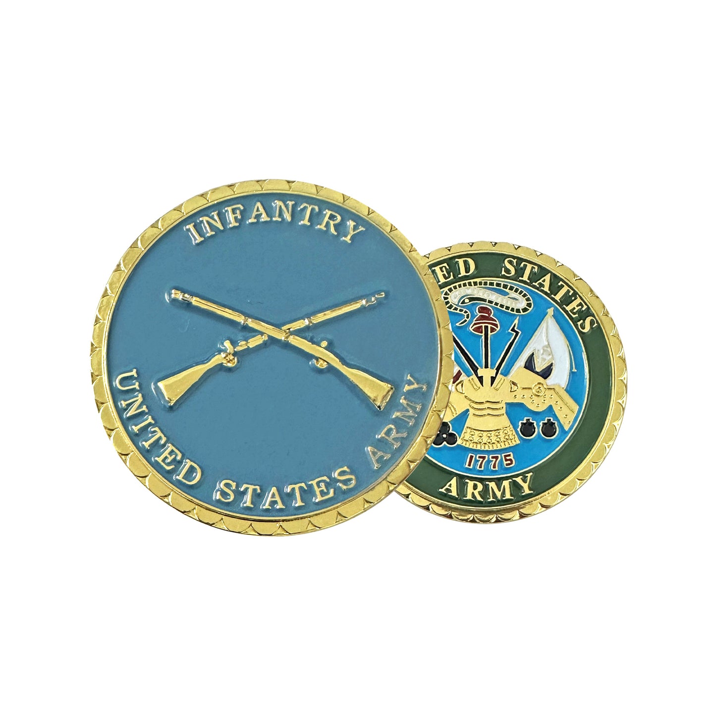 U.S. Army United States Army Infantry Challenge Coin - Sta-Brite Insignia Inc.
