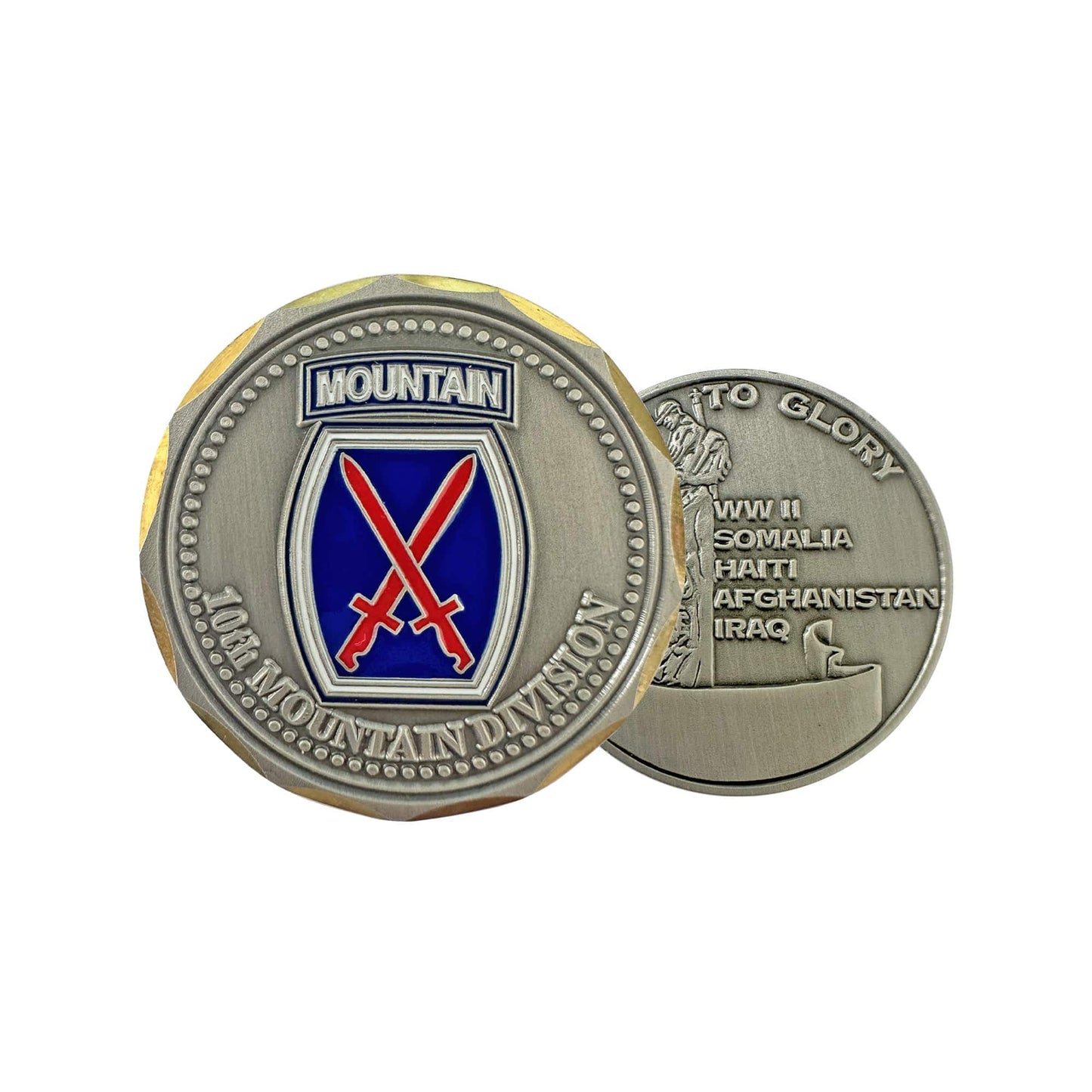 U.S. Army 10th Mountain Division Challenge Coin - Sta-Brite Insignia Inc.