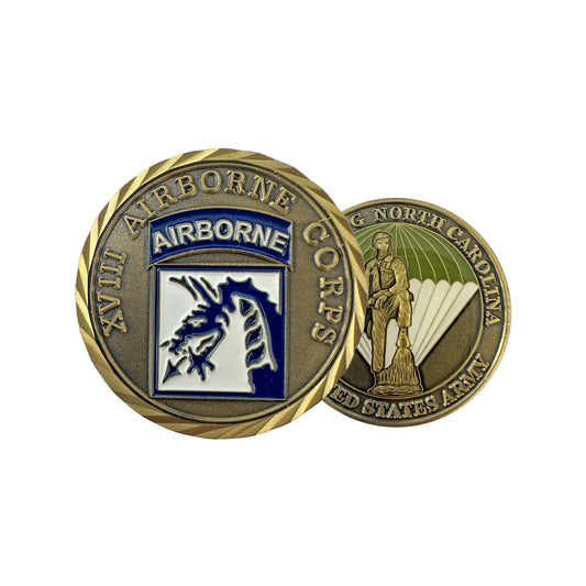 U.S. Army 18th Airborne Corps Challenge Coin - Sta-Brite Insignia Inc.