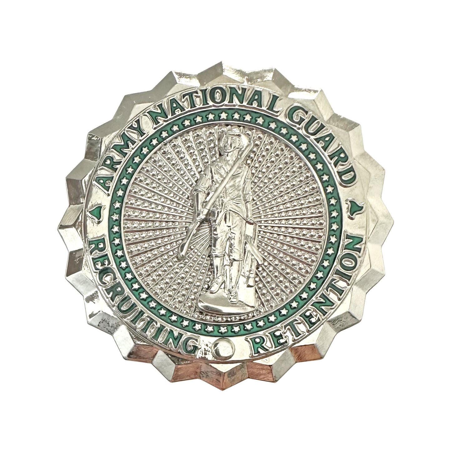 U.S. Army National Guard Recruiting Retention STA-BRITE® (Basic) Badge