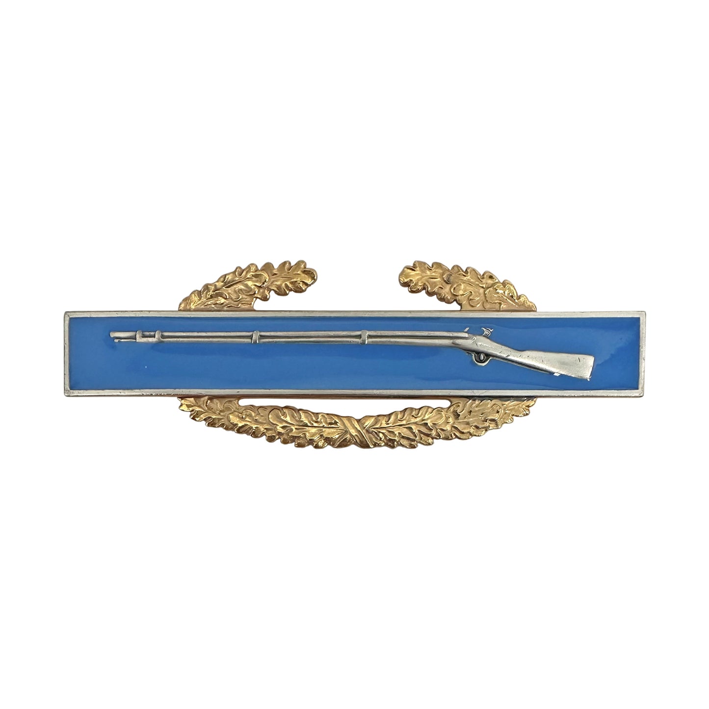 Master Combat Infantry Badge 1 AWD Gold Wreath Silver-Oxide STA-BRITE®