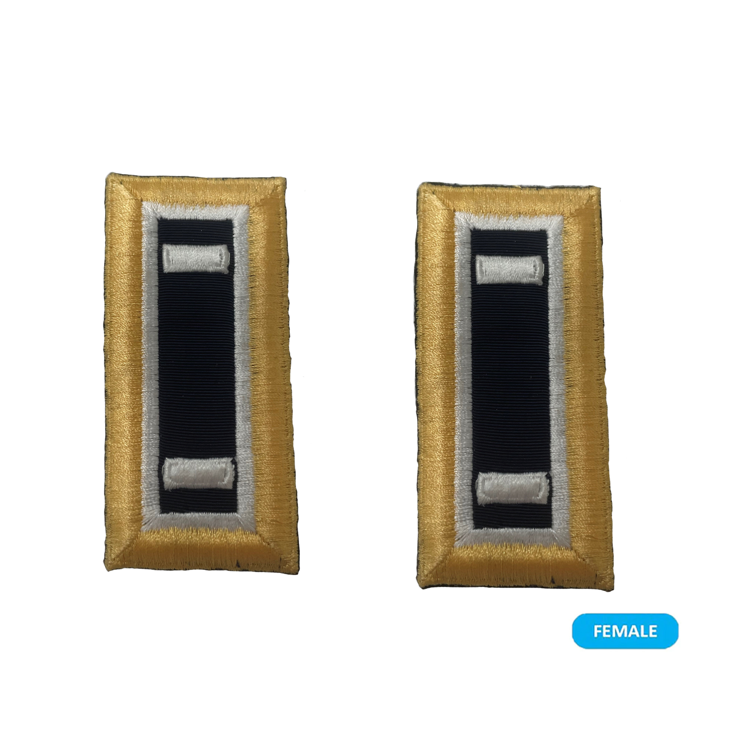 1st Lt/JAG Female Shoulder Board - Sta-Brite Insignia Inc.
