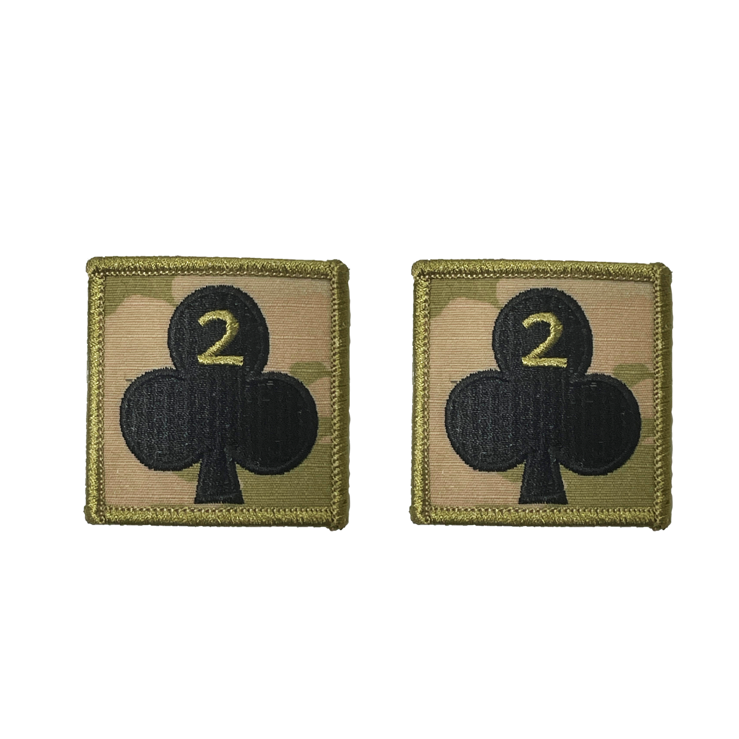 327th Infantry 2nd Battalion #2 Club OCP Helmet Patch - Sta-Brite Insignia Inc.