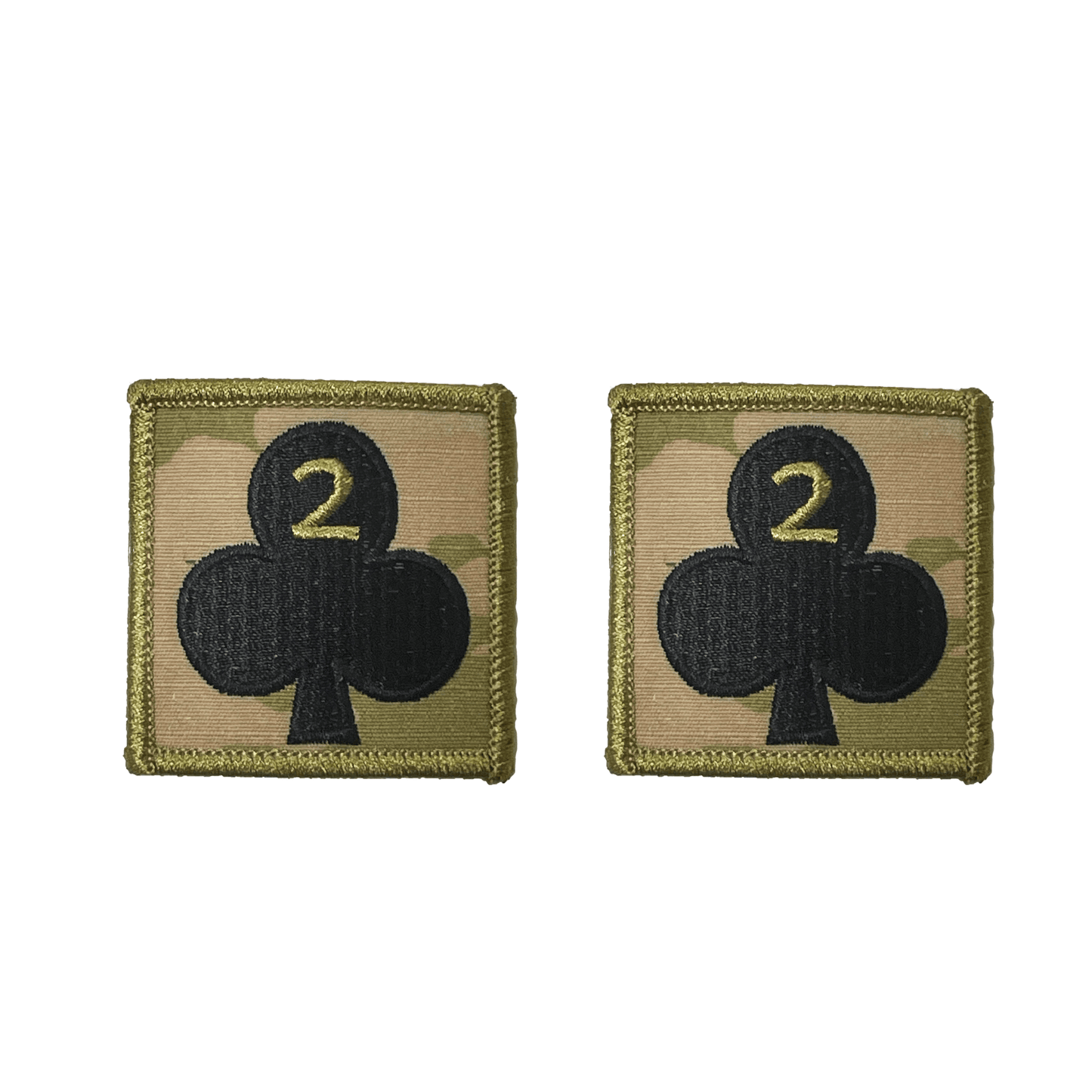 327th Infantry 2nd Battalion #2 Club OCP Helmet Patch - Sta-Brite Insignia Inc.