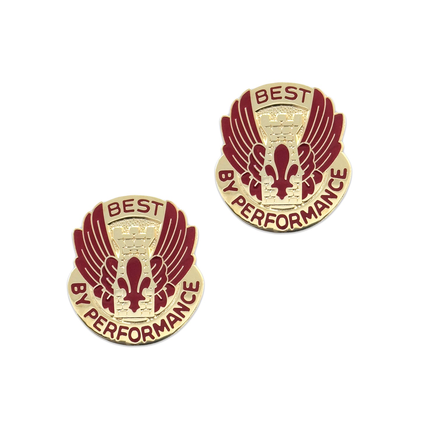 526th Support Battalion Crest "Best By Performance" (pair)