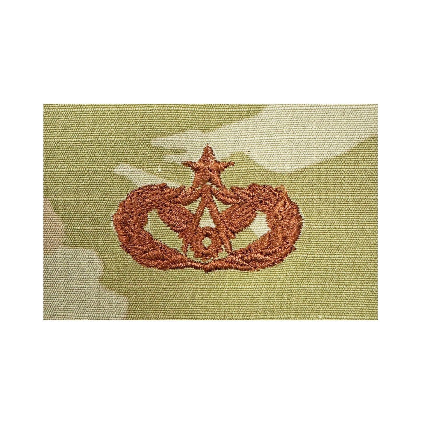 US Air Force Civil Engineer Senior Spice Brown OCP Sew-On Badge - Sta-Brite Insignia Inc.