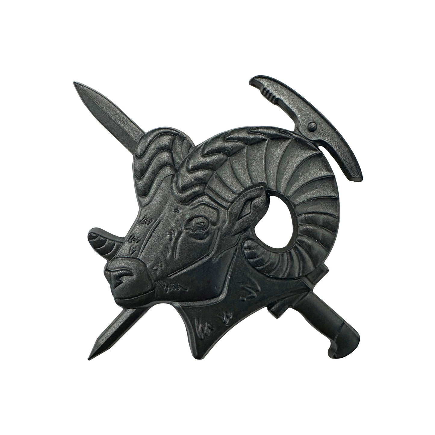 Mountaineering Badge Full Size Black Metal - Sta-Brite Insignia Inc.