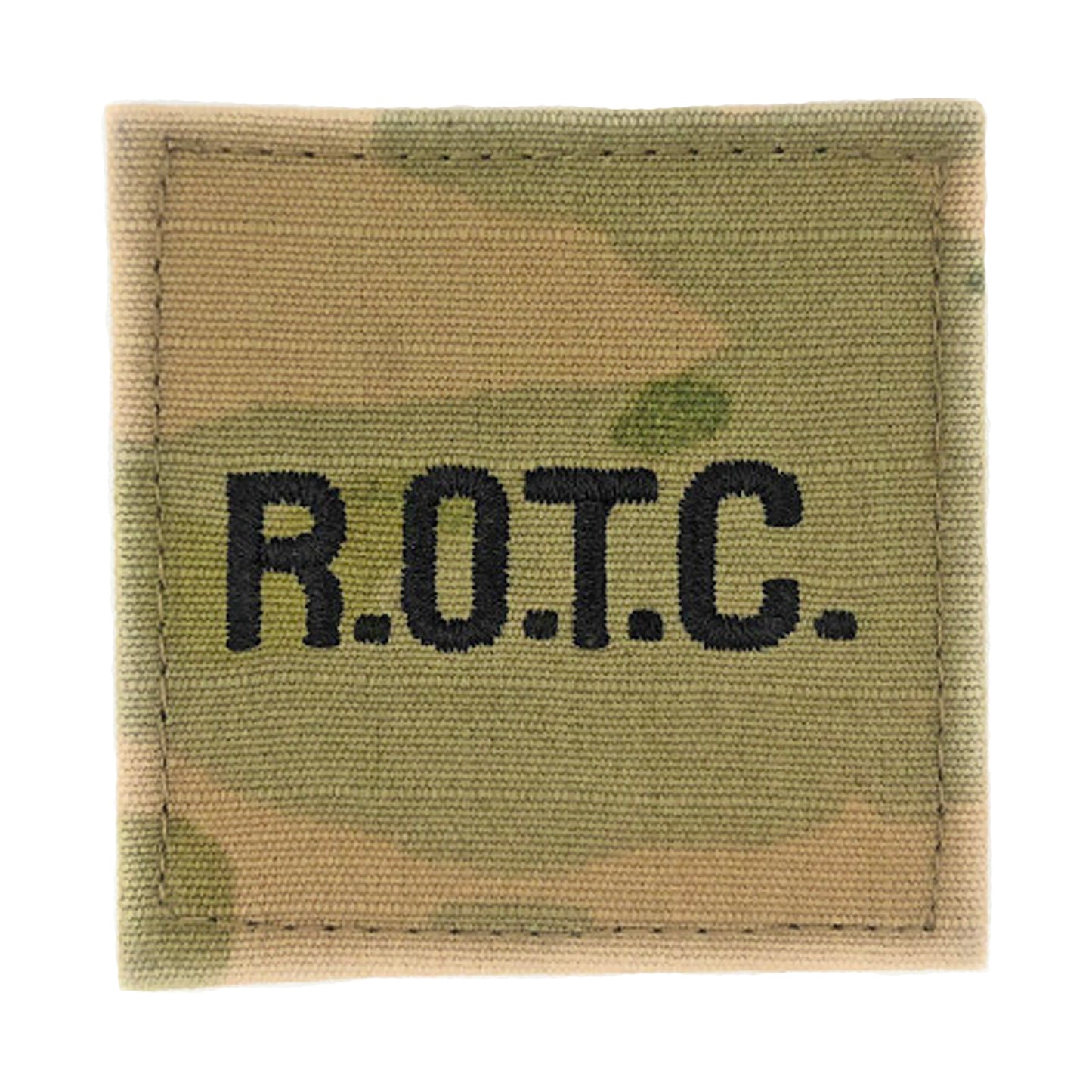 ROTC R.O.T.C Black Letters OCP Rank with Hook Fastener - Sta-Brite Insignia Inc.