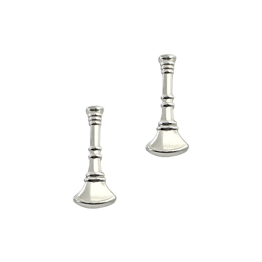 Sta-Brite® Lieutenant 1 Bugle Nickel Plated 3/4” (pair) - Sta-Brite Insignia Inc.