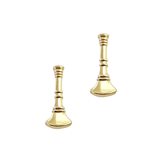 STA-BRITE® LT. 1 BUGLE GOLD PLATED 3/4” (pair) - Sta-Brite Insignia Inc.