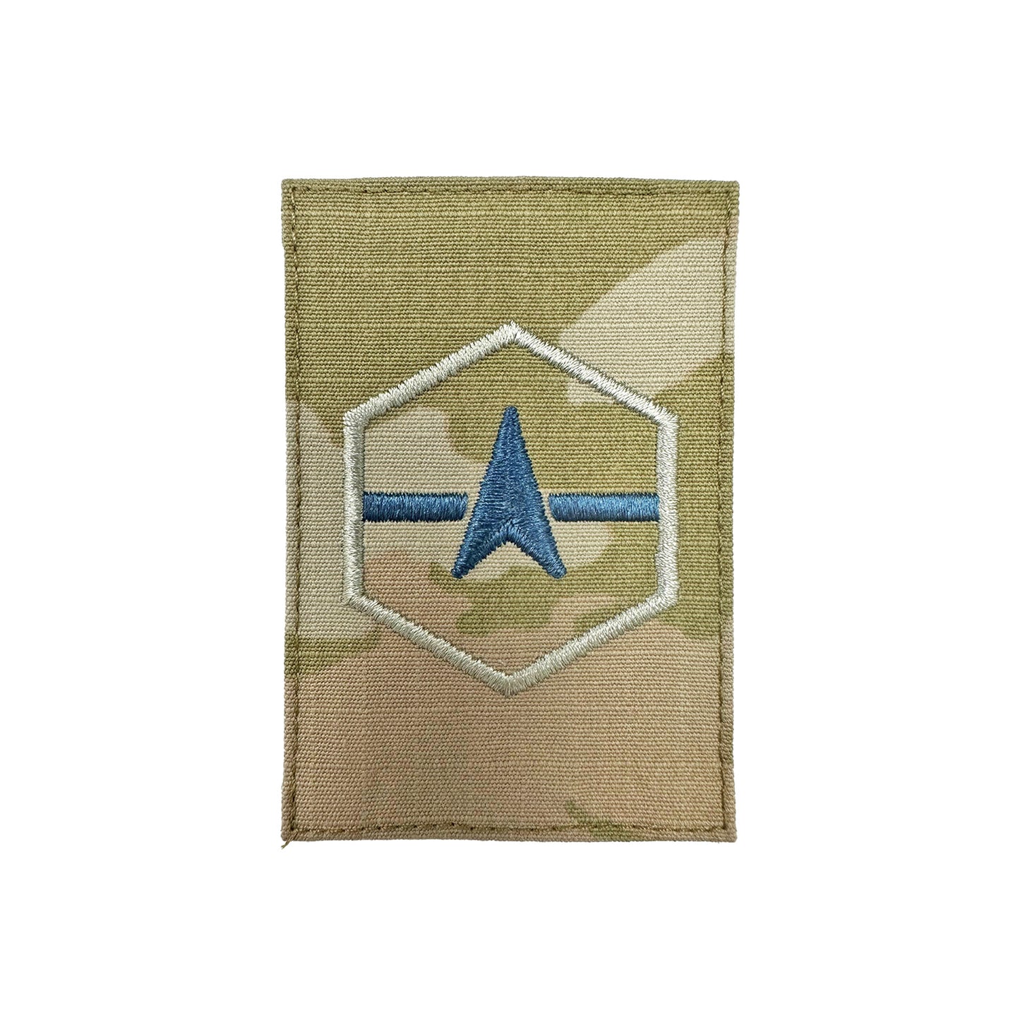 Space Force Rank Specialist 2 Embroidered OCP with Hook (ea)