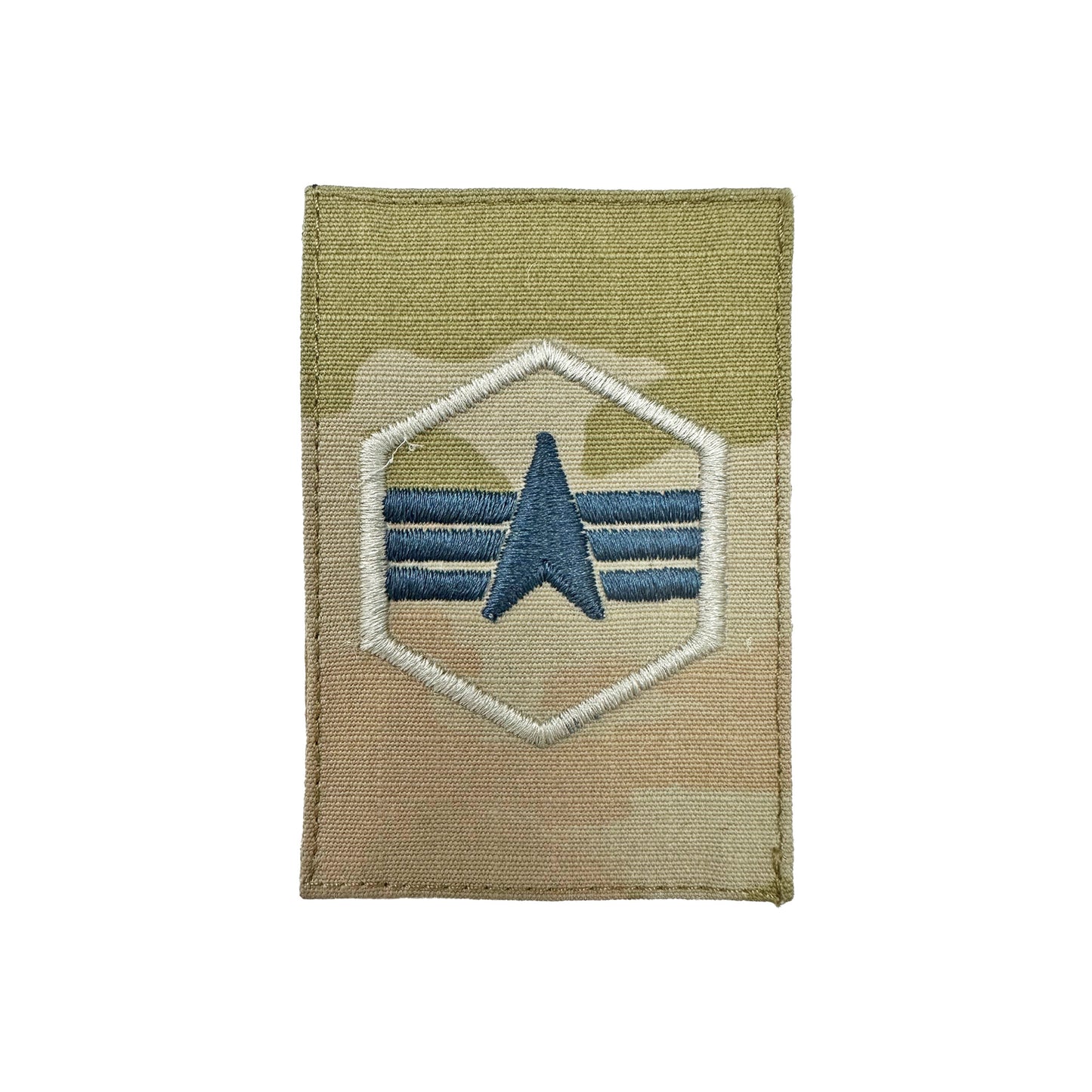 Space Force Rank Specialist 4 Embroidered OCP with Hook (ea)