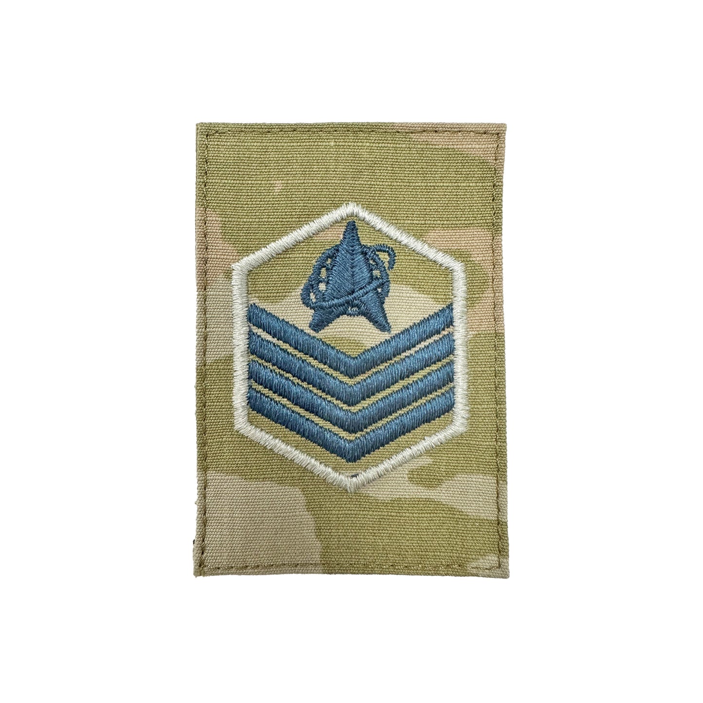 Space Force Rank Tech Sergeant Embroidered OCP with Hook (ea)