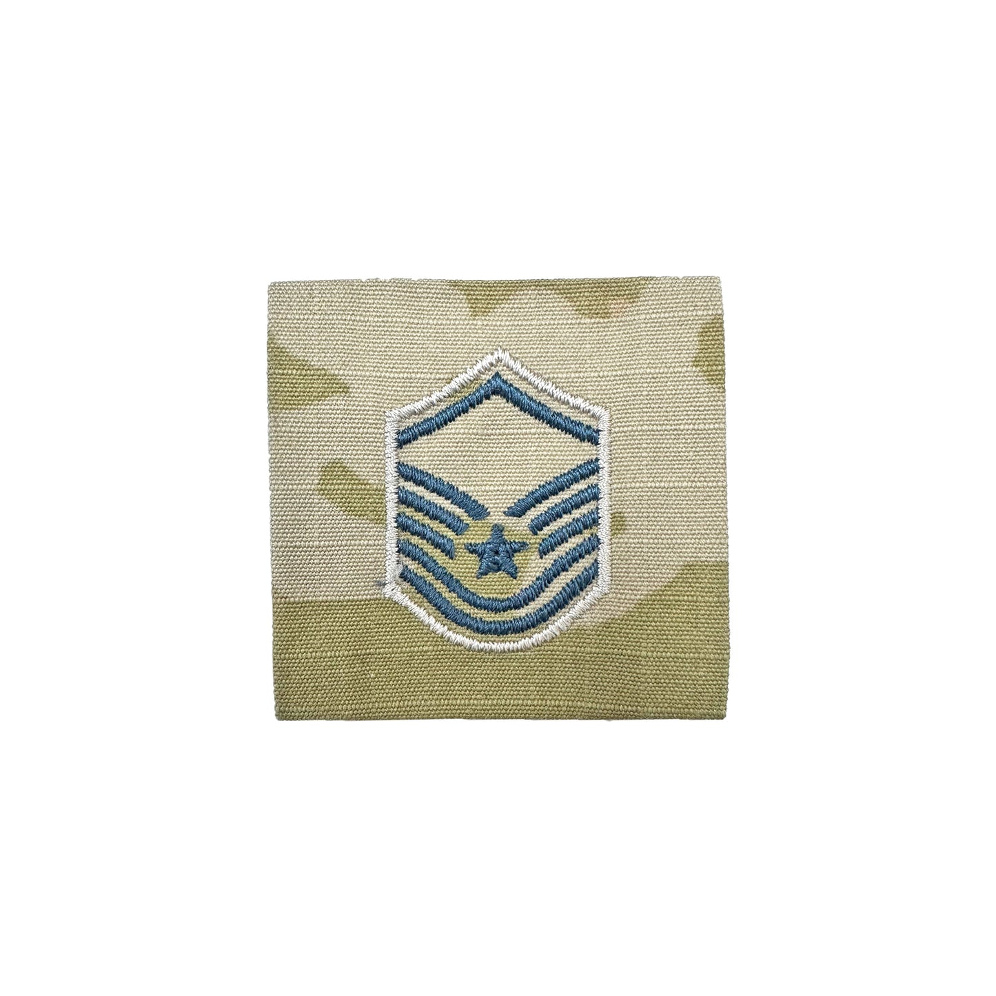 Space Force rank MSGT embroidered OCP pre-folded sew on (ea) - Sta-Brite Insignia Inc.