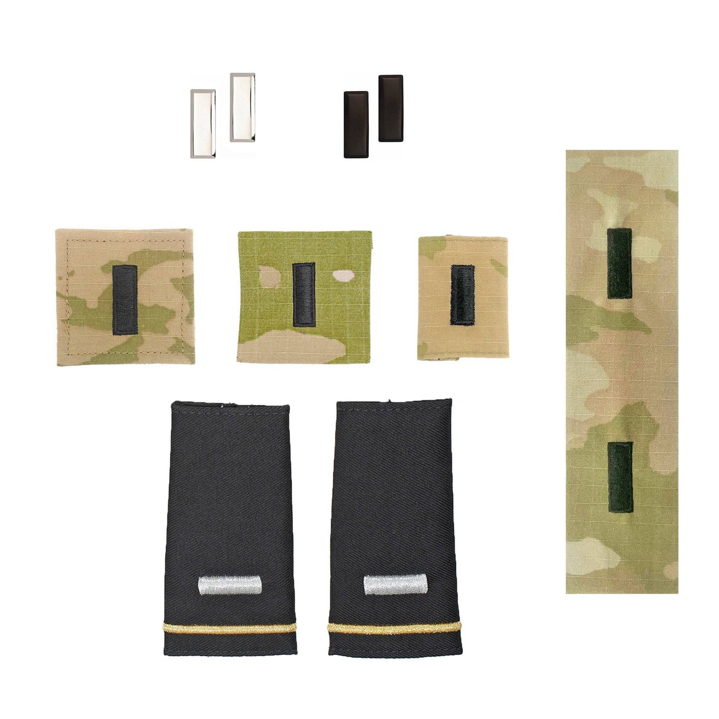 U.S. Army (O2) 1st Lieutenant Rank Bundle (Male) - Sta-Brite Insignia Inc.