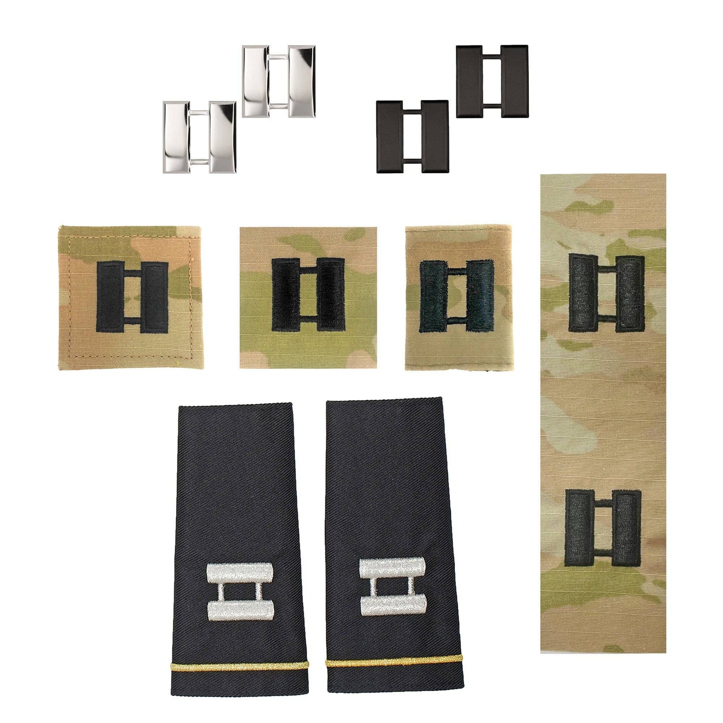 U.S. Army (O3) Captain Rank Bundle (Male) - Sta-Brite Insignia Inc.