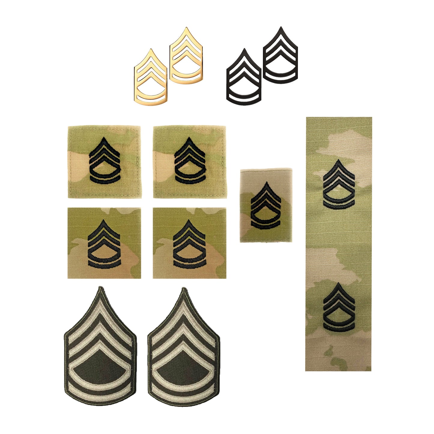 U.S. Army (E7) Sergeant First Class AGSU Rank Bundle (Female) - Sta-Brite Insignia Inc.