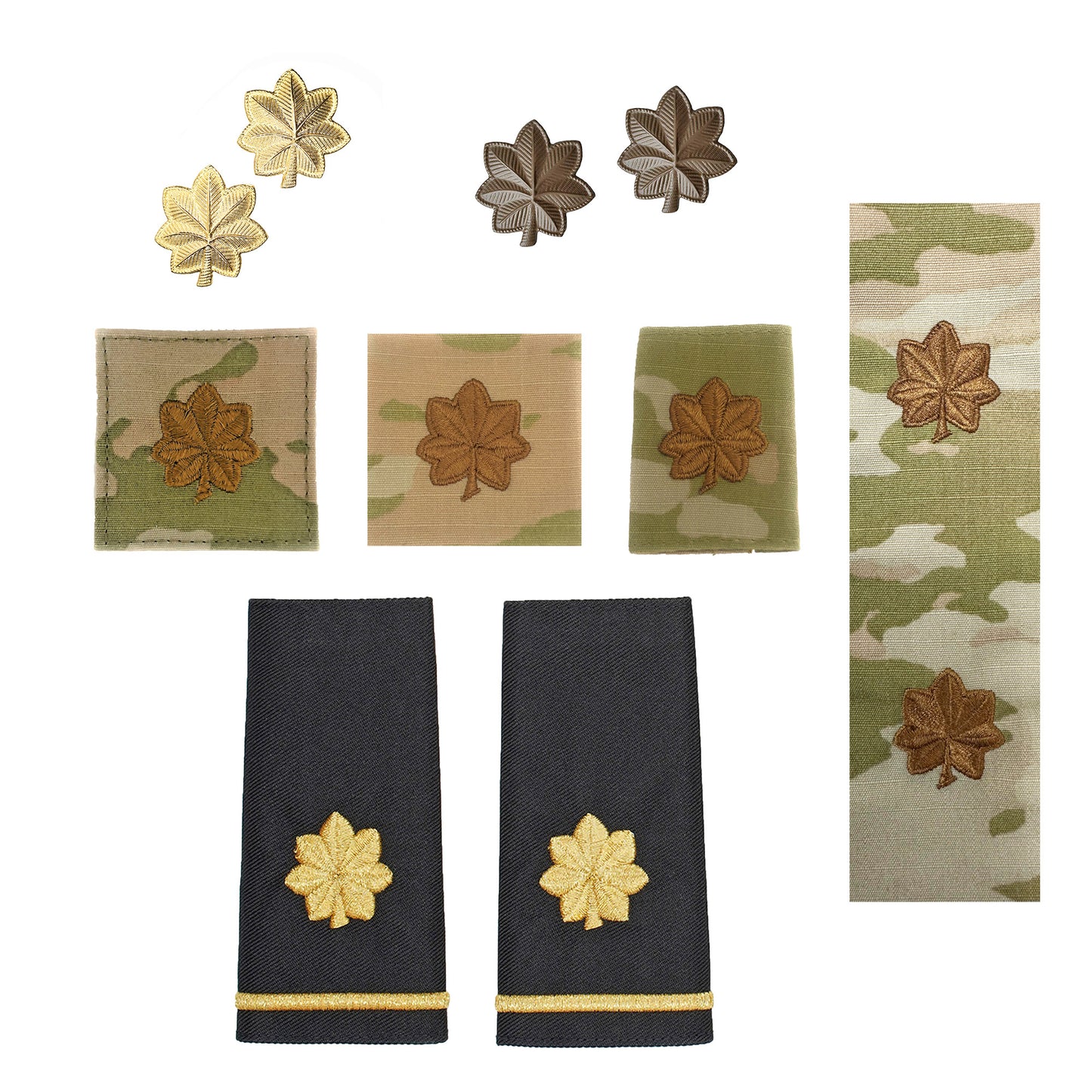 U.S. Army (O4) Major Rank Bundle (Male) - Sta-Brite Insignia Inc.