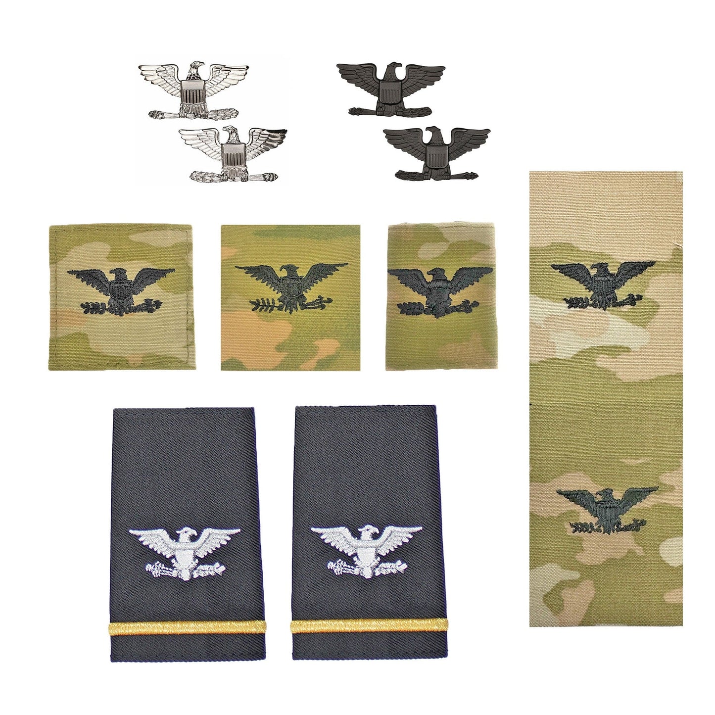 U.S. Army (O6) Colonel Rank Bundle (Male) - Sta-Brite Insignia Inc.