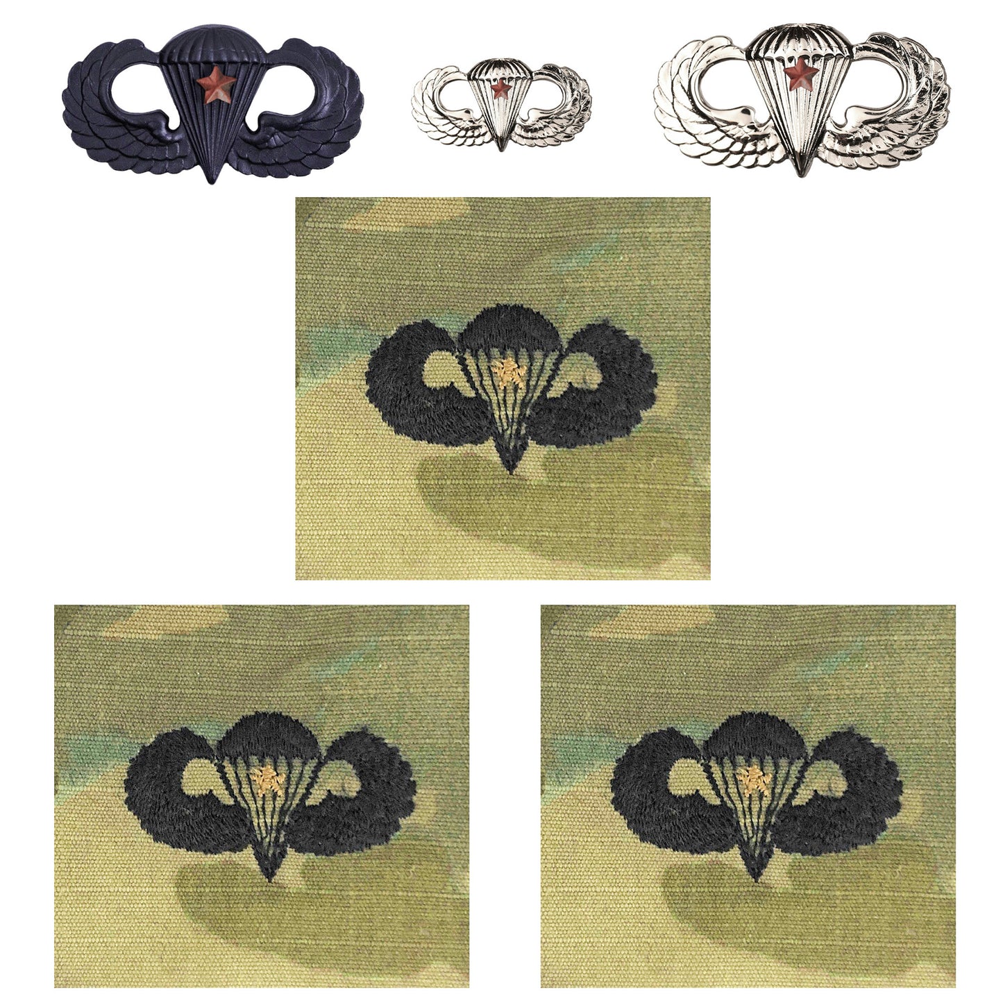 U.S. Army Combat Jump Wings (1AWD) Badge Bundle - Sta-Brite Insignia Inc.