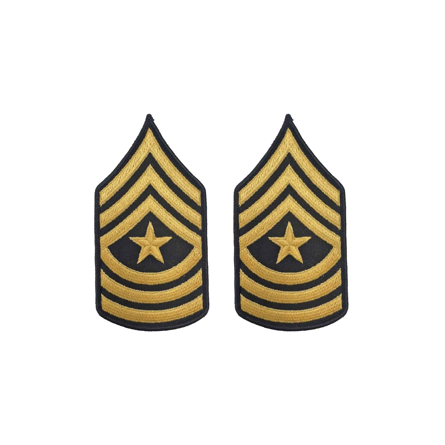 U.S. Army E9 Sergeant Major Gold on Blue Sew-on - Female (Small) - Sta-Brite Insignia Inc.